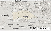 Shaded Relief 3D Map of Saybouathong, semi-desaturated