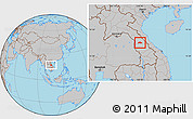 Gray Location Map of Saybouathong