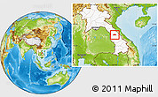 Physical Location Map of Saybouathong, highlighted country