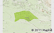 Physical Map of Saybouathong, lighten