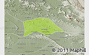 Physical Map of Saybouathong, semi-desaturated