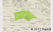 Physical Map of Saybouathong, shaded relief outside