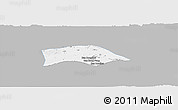 Gray Panoramic Map of Saybouathong, single color outside