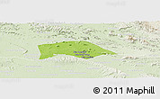 Physical Panoramic Map of Saybouathong, lighten