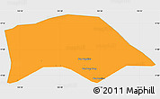 Political Simple Map of Saybouathong, single color outside