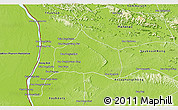 Physical 3D Map of Sebangphay