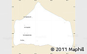 Classic Style Simple Map of Sebangphay, single color outside