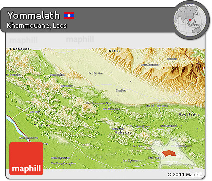 Physical 3D Map of Yommalath