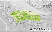 Physical 3D Map of Yommalath, lighten, desaturated