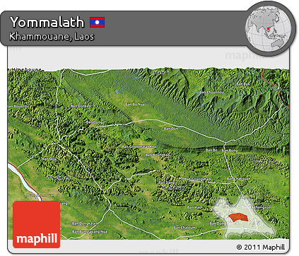 Satellite 3D Map of Yommalath