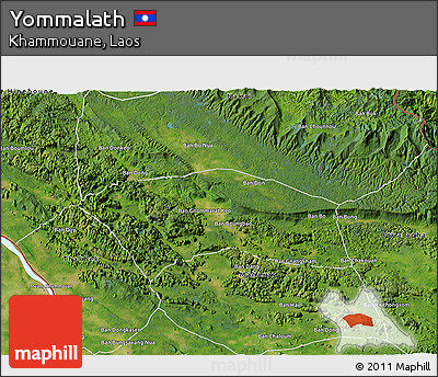 Satellite 3D Map of Yommalath