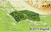 Satellite 3D Map of Yommalath, physical outside