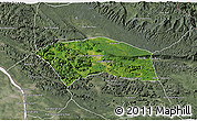 Satellite 3D Map of Yommalath, semi-desaturated
