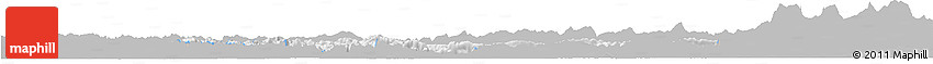 Gray Horizon Map of Yommalath, single color outside