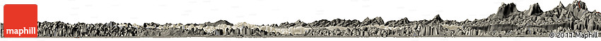 Shaded Relief Horizon Map of Yommalath, darken Shaded Relief Horizon Map of Yommalath, darken