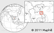 Blank Location Map of Yommalath, within the entire country