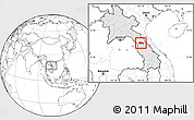 Blank Location Map of Yommalath, highlighted country
