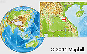 Physical Location Map of Yommalath, highlighted parent region