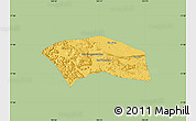 Savanna Style Map of Yommalath, single color outside