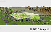 Physical Panoramic Map of Yommalath, darken