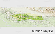 Physical Panoramic Map of Yommalath, lighten