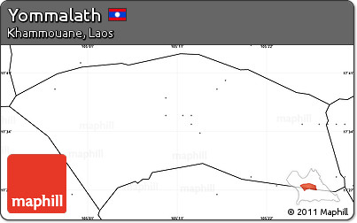 Blank Simple Map of Yommalath, no labels