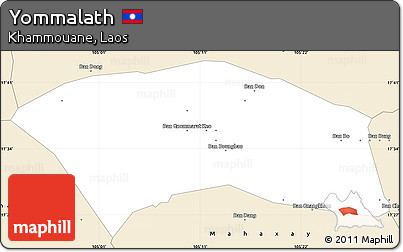 Classic Style Simple Map of Yommalath