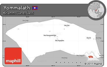 Gray Simple Map of Yommalath