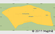 Savanna Style Simple Map of Yommalath, single color outside