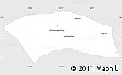 Silver Style Simple Map of Yommalath, single color outside