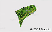 Satellite 3D Map of Chomphet, cropped outside