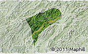 Satellite 3D Map of Chomphet, lighten