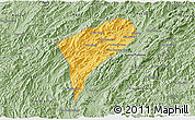 Savanna Style 3D Map of Chomphet