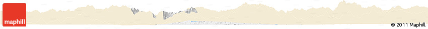 Classic Style Horizon Map of Chomphet, single color outside