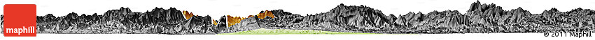 Physical Horizon Map of Chomphet, darken, desaturated