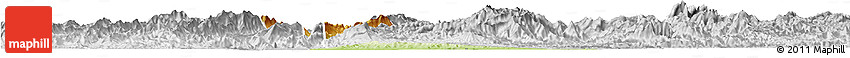 Physical Horizon Map of Chomphet, lighten, desaturated