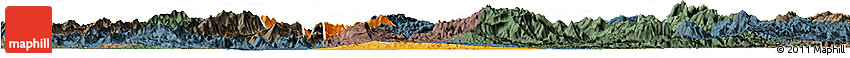 Political Horizon Map of Chomphet, darken, semi-desaturated