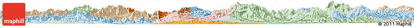 Political Horizon Map of Chomphet, lighten
