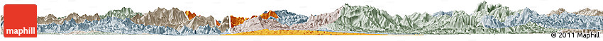 Political Horizon Map of Chomphet, lighten, semi-desaturated