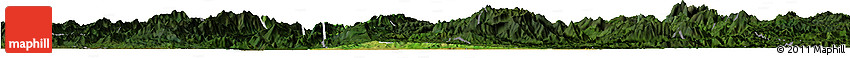 Satellite Horizon Map of Chomphet, darken