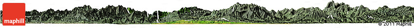 Satellite Horizon Map of Chomphet, semi-desaturated