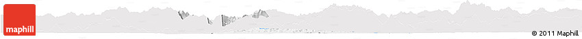 Silver Style Horizon Map of Chomphet, single color outside