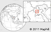 Blank Location Map of Chomphet, highlighted parent region