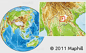 Physical Location Map of Chomphet, highlighted parent region