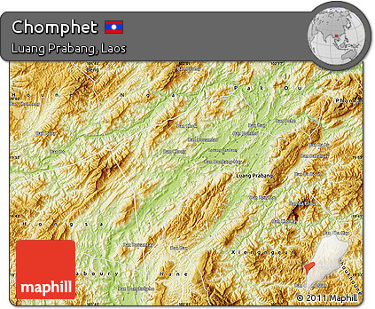 Physical Map of Chomphet