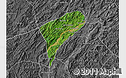 Satellite Map of Chomphet, desaturated
