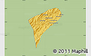 Savanna Style Map of Chomphet, single color outside