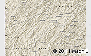 Shaded Relief Map of Chomphet