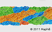Political Panoramic Map of Chomphet