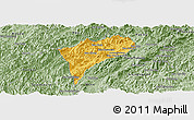 Savanna Style Panoramic Map of Chomphet